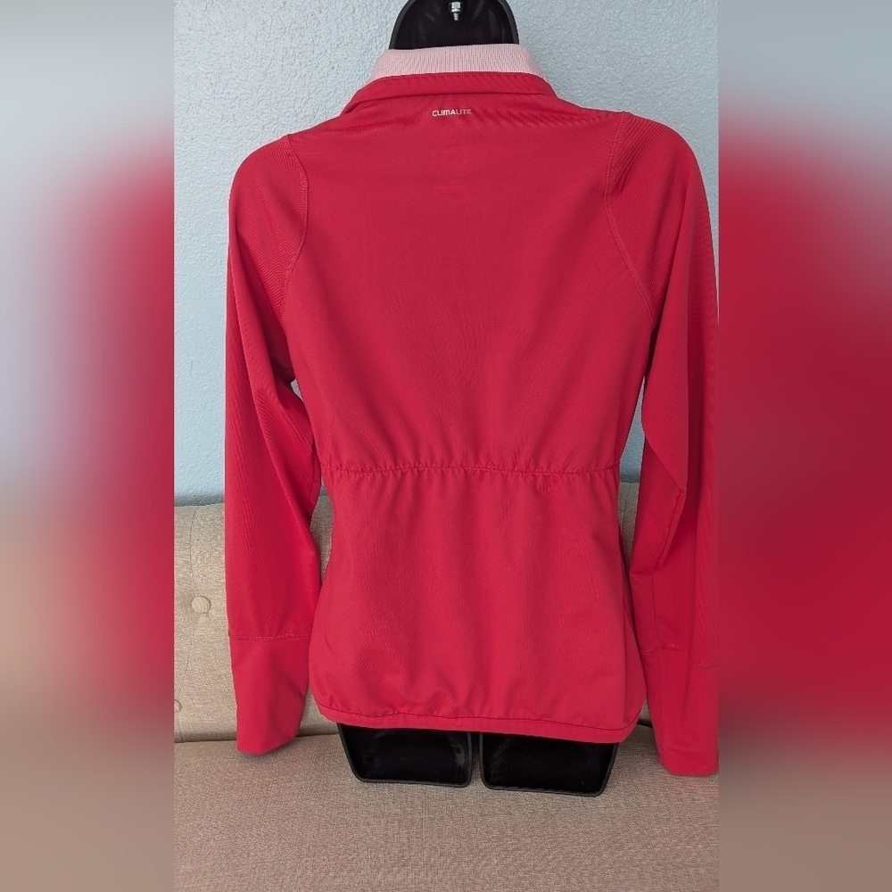 Adidas Climalite Full Zip Jacket Hot Pink Woman's  Size M - Picture 6 of 15